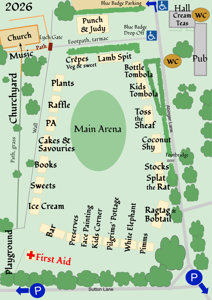 map of the green where the fair is held updated for 2026